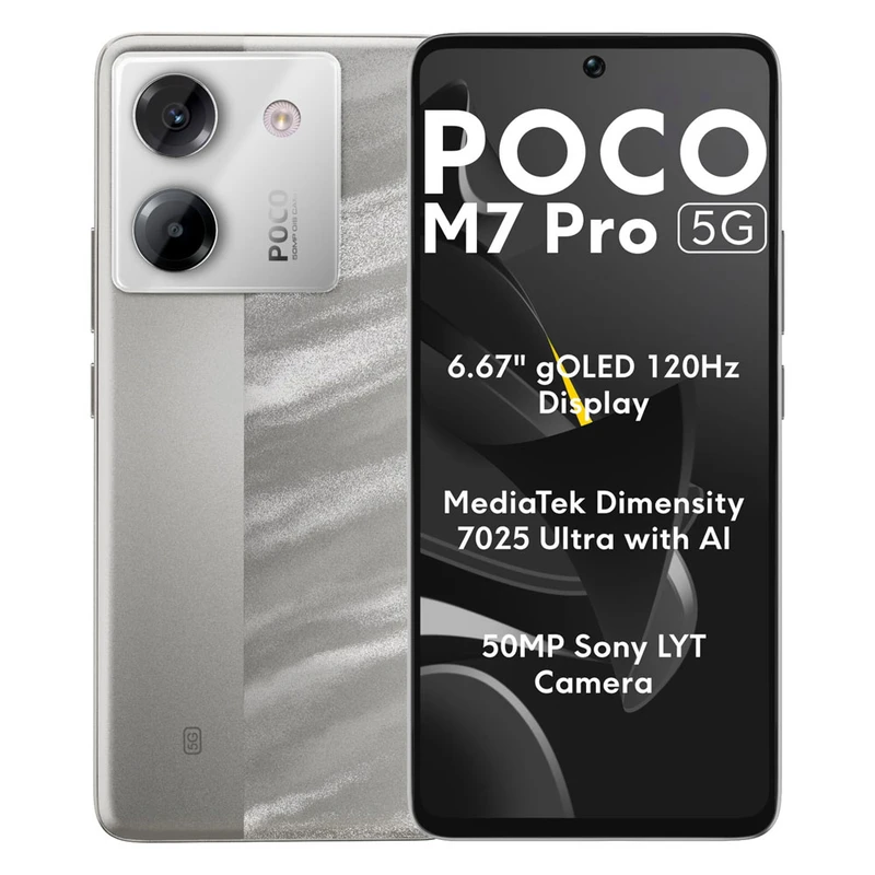 12cd90d40573ecef164d7eaa64d6804065e2e428_1750724662 گوشی موبایل شیائومی مدل Poco M7 Pro 5G ظرفیت 512 گیگابایت و رم 12 گیگابایت - تصویر 1